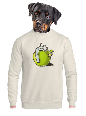 unisex mikina bez kapuce