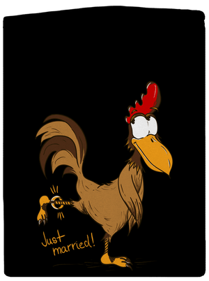 Novomanželé pánská mikina na zip Black