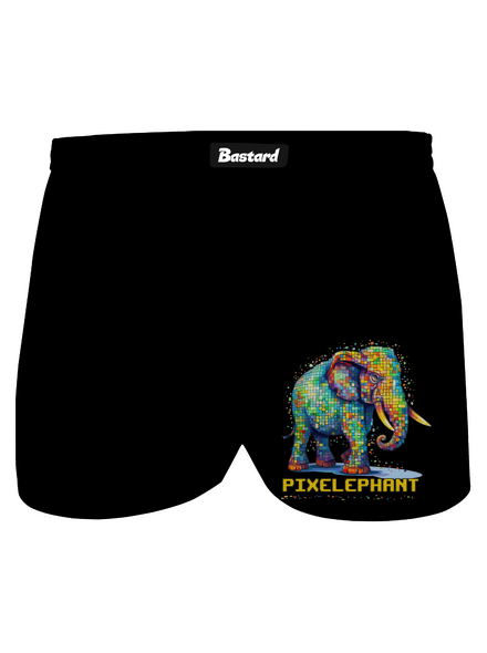 Pixelephant pánské trenky Black