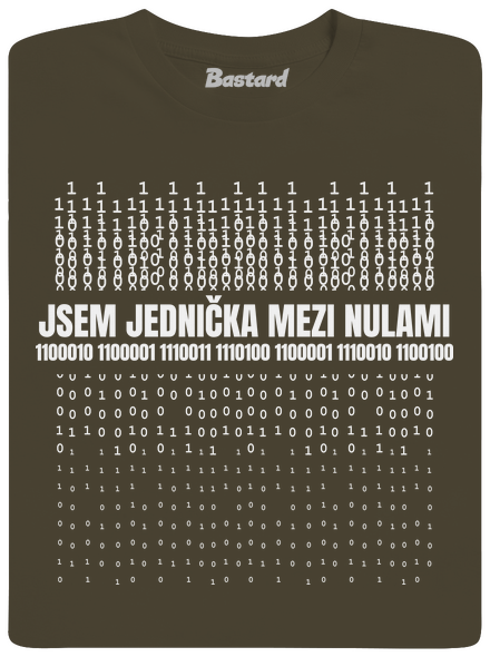 Jednička mezi nulami pánské dlouhý rukáv Urban Khaki