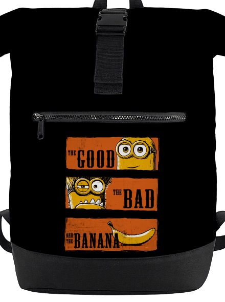 Hodný zlý a banán batoh Black