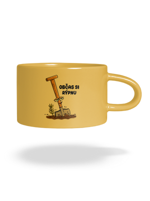 Občas si rýpnu hrnek makronka Yellow Macaron