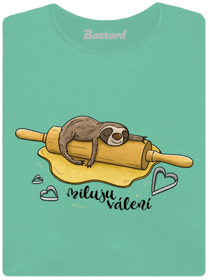 Miluju válení dámské tričko premium Mint Mal