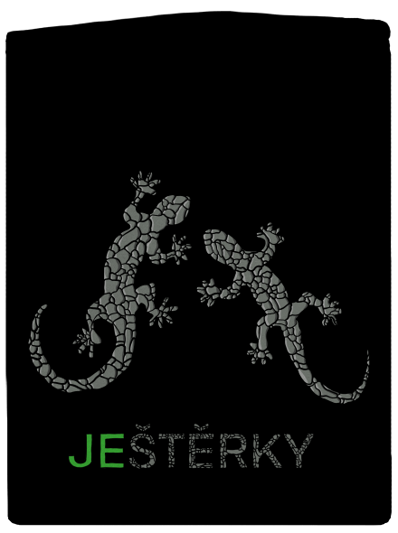 Ještěrky dámská mikina na zip Black