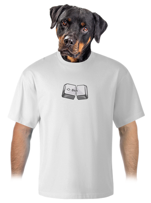 unisex tričko oversized