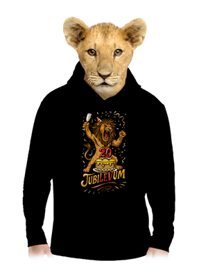 Jubilevum dětská mikina klokanka Black