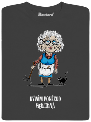 Neklidná - vlastní text pánské dlouhý rukáv Dark Grey