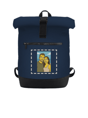 Simpsonovi z vlastní fotky batoh French Navy