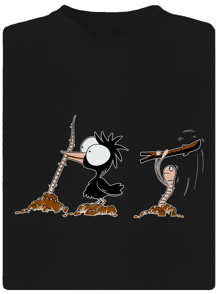 Nesprávný konec dětské sportovní tričko Black