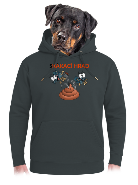 Skákací hrad unisex mikina premium Charcoal