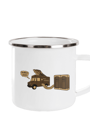 Točená čokoládová plecháček White