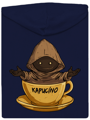 Kapucíno pánská mikina na zip Navy