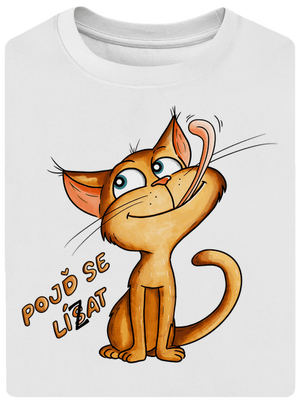 Pojď se lísat unisex tričko oversized White