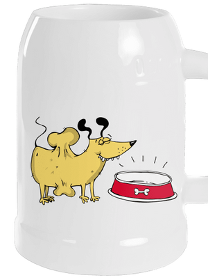 Kostička půllitr White