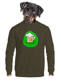 unisex mikina bez kapuce