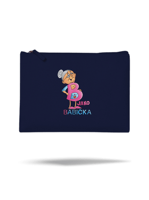 B jako babička taštička French Navy