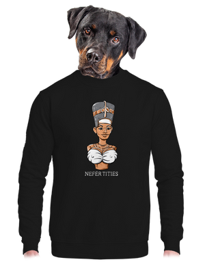 unisex mikina bez kapuce