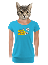 dámské tričko s lemem