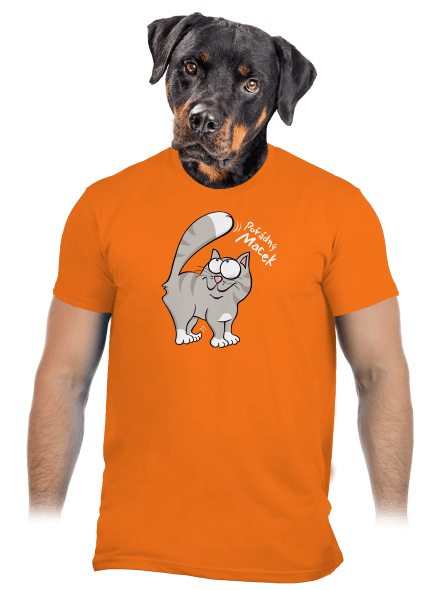 Macek a Micina pánské tričko Orange