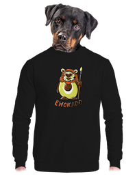 unisex mikina bez kapuce
