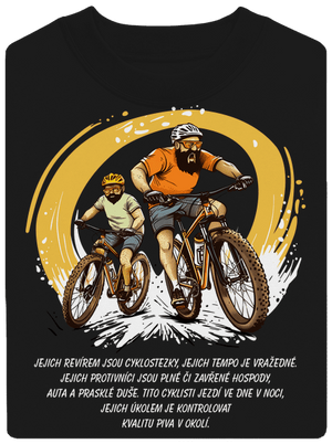 Cyklo 11 unisex mikina bez kapuce Black