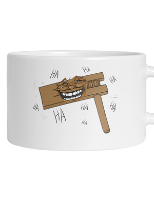 Řehtačka hrnek makronka White