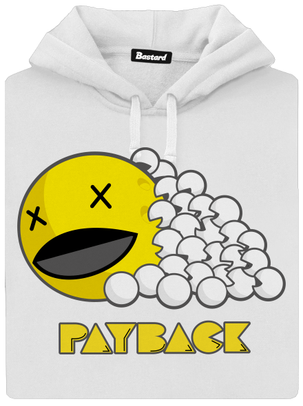Payback dámská mikina klokanka White