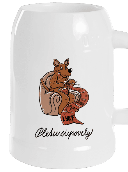 Pletu si povely půllitr White