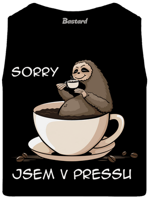 V pressu pánské tílko Black