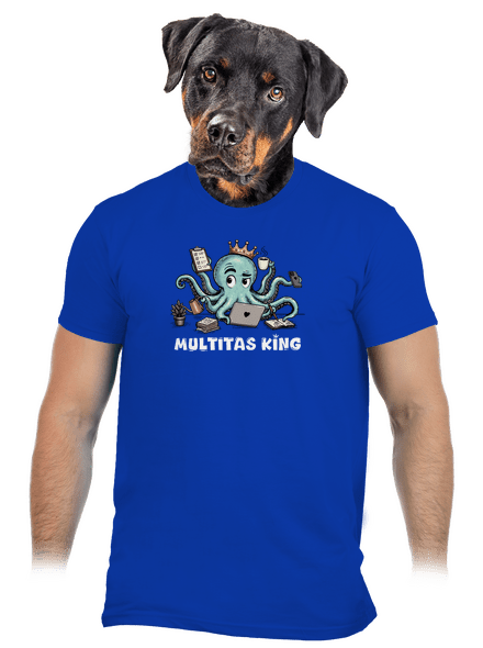 Multitas king pánské tričko Royal Blue