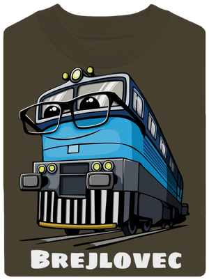 Brejlovec unisex mikina bez kapuce Urban Khaki