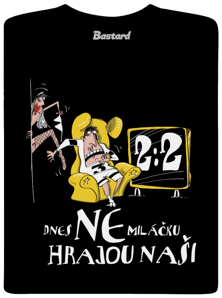 Hrajou naši pánské tričko Black
