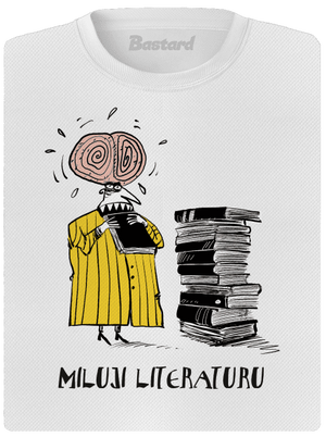 Miluji literaturu dámské sportovní tričko White