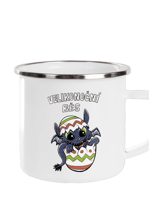 Velikonoční běs plecháček White