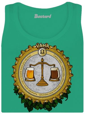 Pivní horoskop: Váha dámské tílko klasické Mint Mal