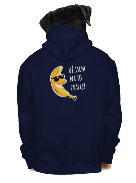 Jsem zralej pánská mikina na zip Navy