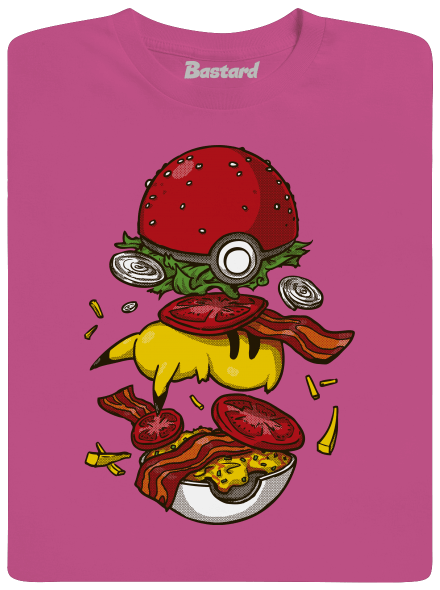 Pokémon burger dětské tričko Fuchsia