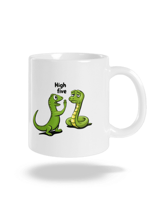 High Five klasický hrnek White