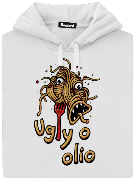 Ugly o olio dámská mikina klokanka White