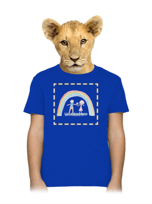 Dětské kresby - nahraj vlastní dětské tričko Royal Blue