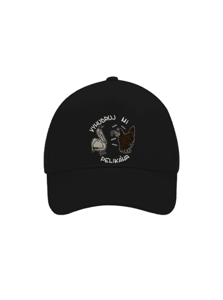 Vyhudruj mi pelikána kšiltovka baseballka Black