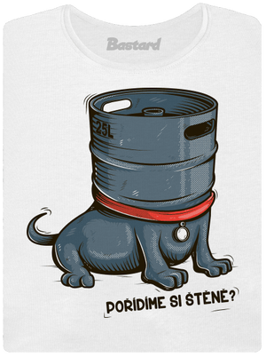 Štěně dámské tričko premium White