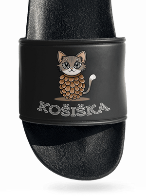 Košiška pantofle Black