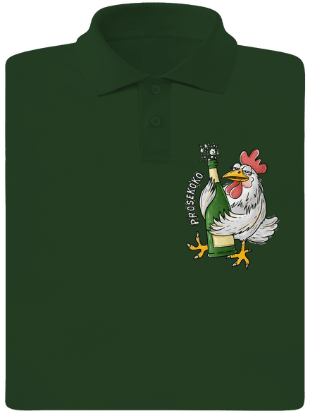 Prosekoko pánská polokošile Bottle Green Mal