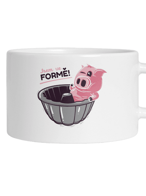 Ve formě hrnek makronka White