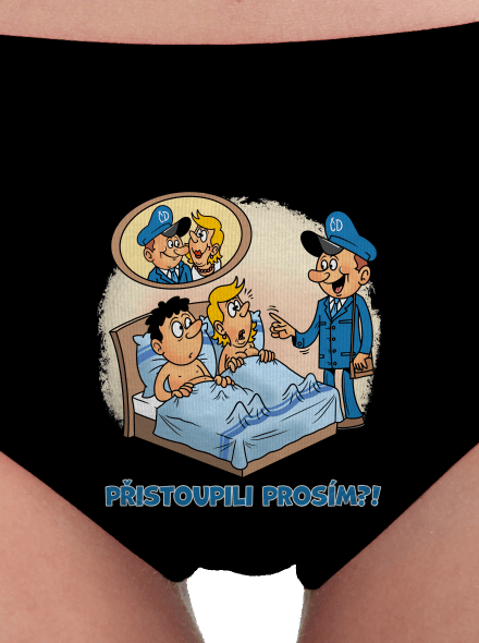 Přistoupili dámské kalhotky Black