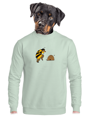 unisex mikina bez kapuce