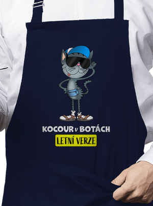 Kocour v botách zástěra Navy