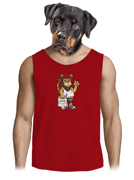 Lvíček pánské tílko Red