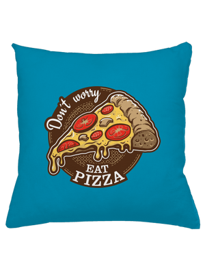 Pizza polštář Blue Turquoise